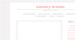 Desktop Screenshot of literacle.com